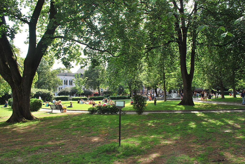 The park at Olaf Ryes plass