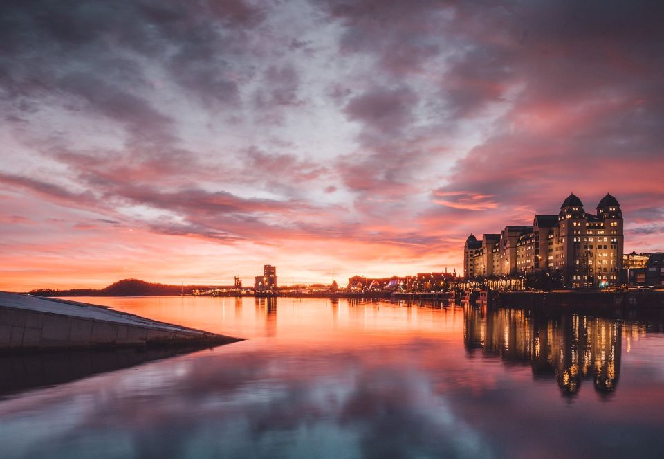 Oslo during night time