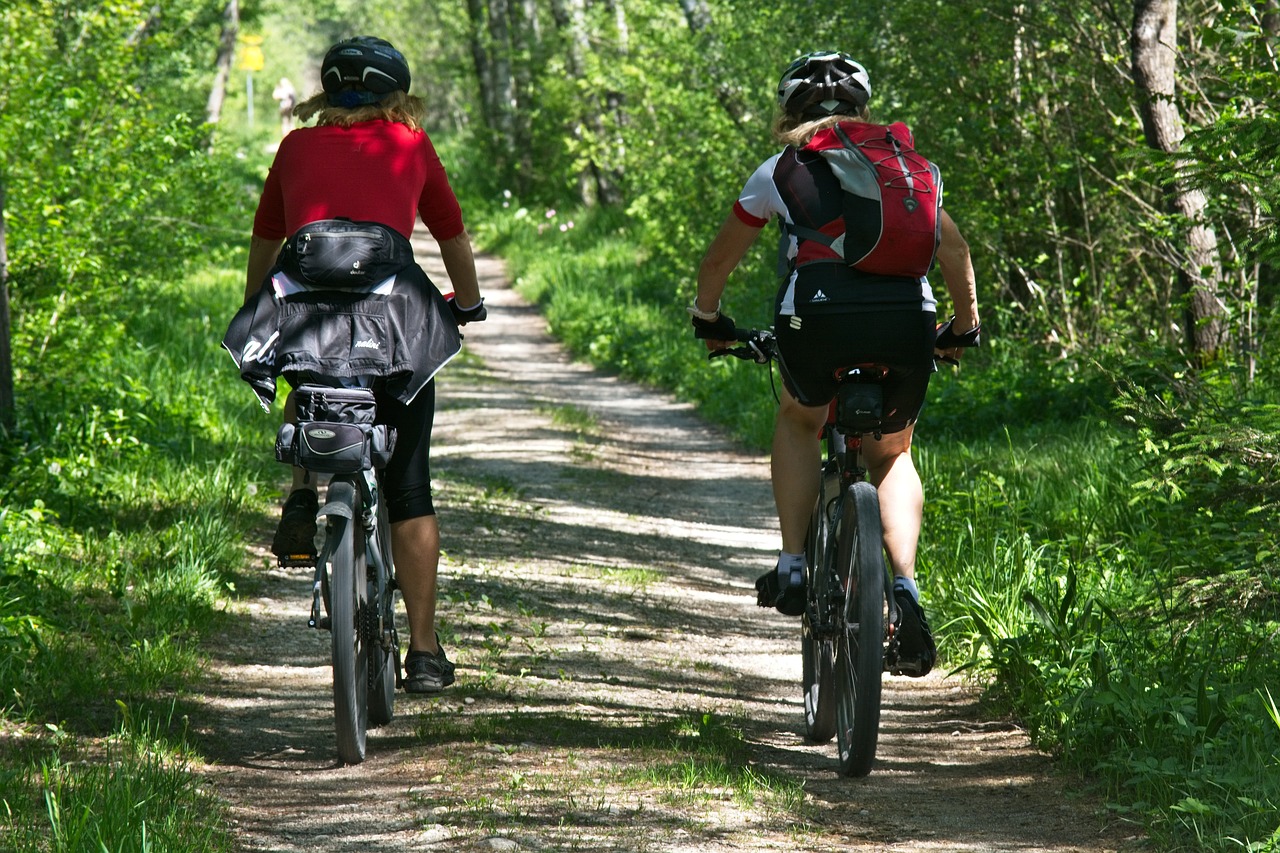 biking